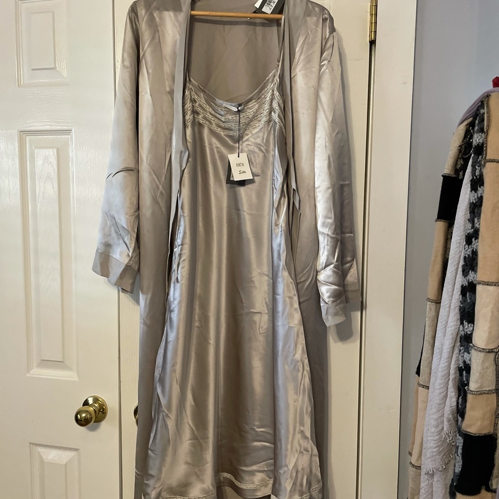Silk nightgown